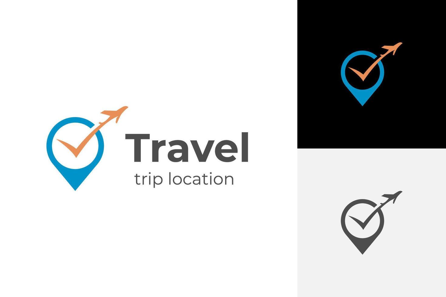 travel logo icon design vector
