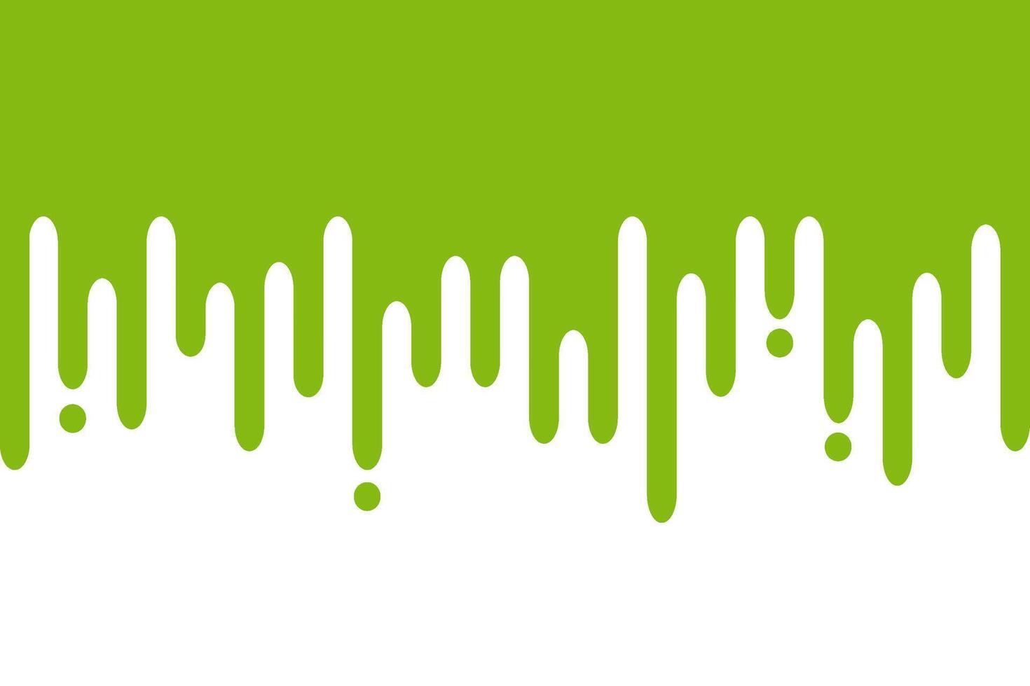 green dripping liquid with white background vector