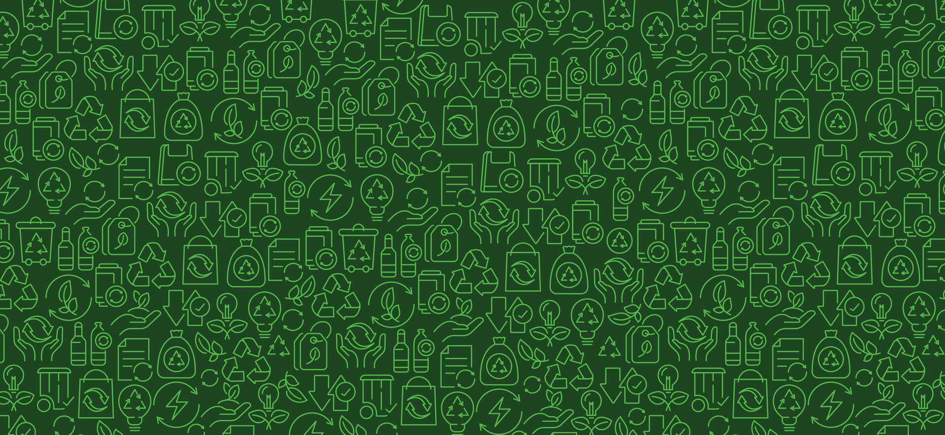 Recycle background. ecological concept. ecological waste management and a sustainable. sign of recycling. rot ecological lifestyle. design. vector
