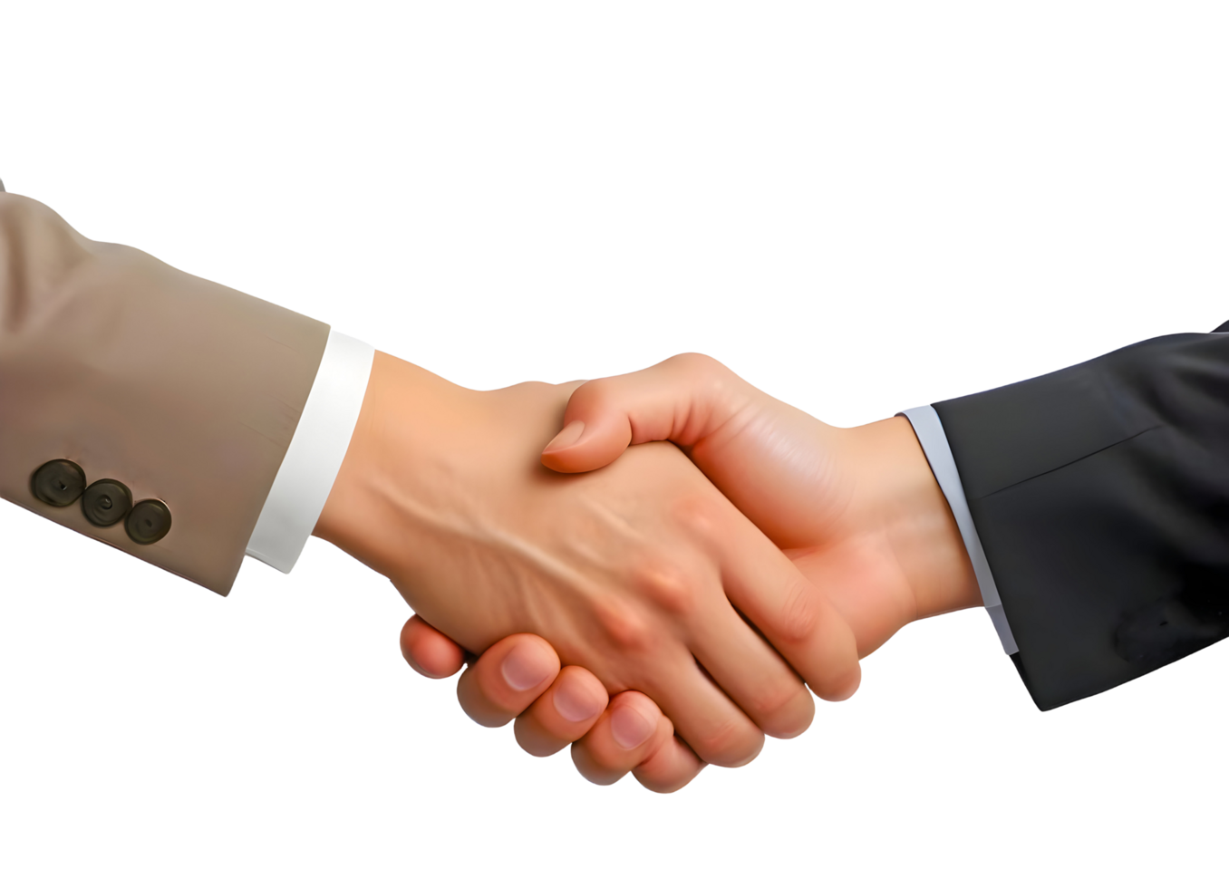 Handshake Between Two Business People png
