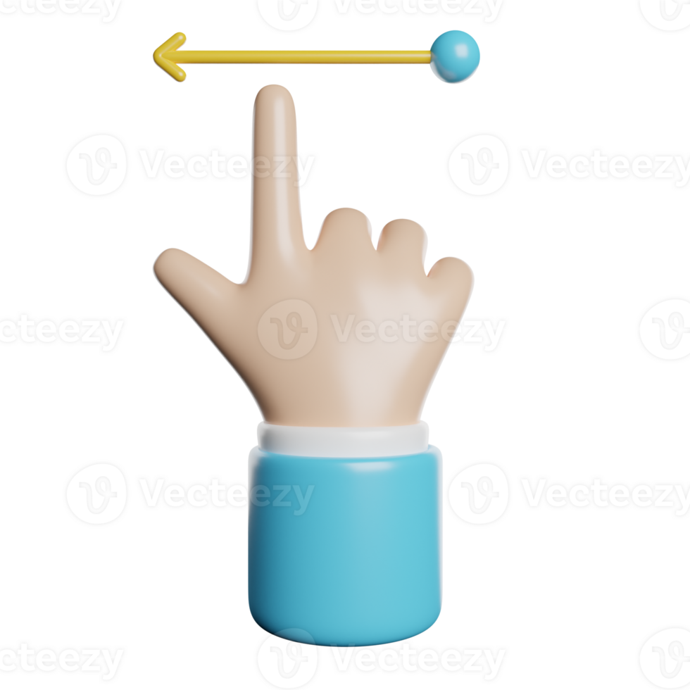 Drag Left Gesture png