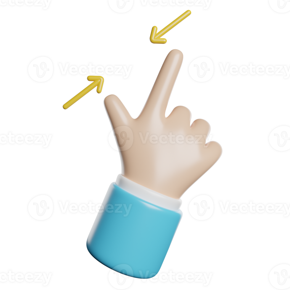 Zoom Out Gesture png