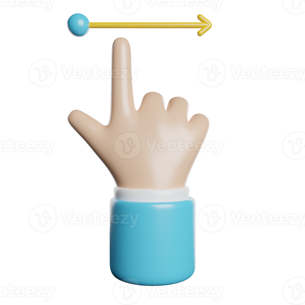 Drag Right Gesture png