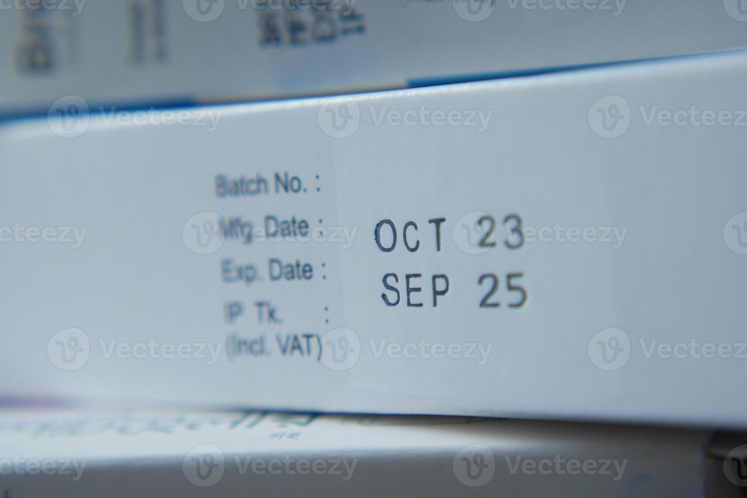 The Packaging of Products Includes Important Manufacturing and Expiration Dates for Safety photo