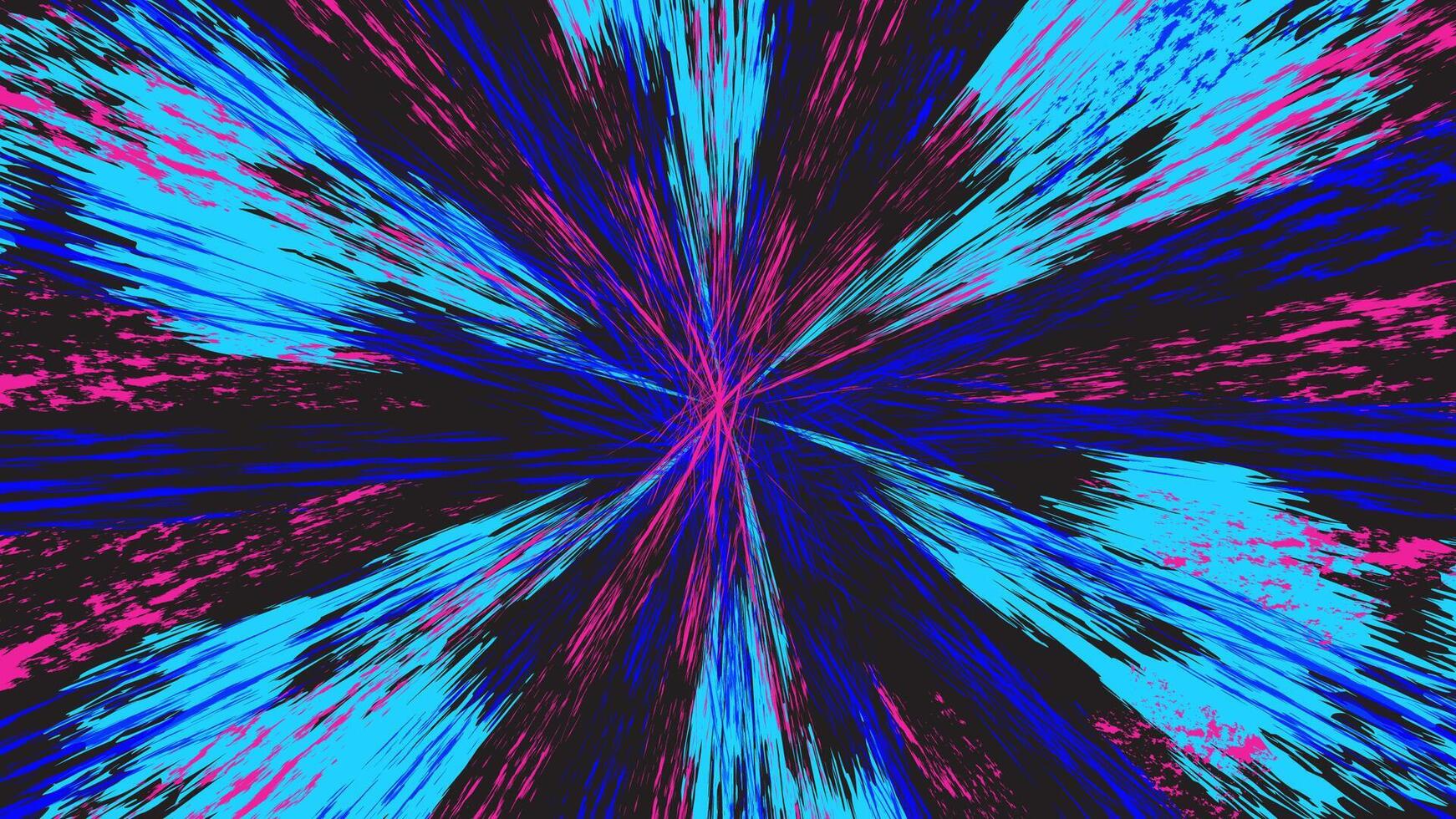 Chaotic psychedelic neon colors background. Artistic grunge multicolor streaks vector