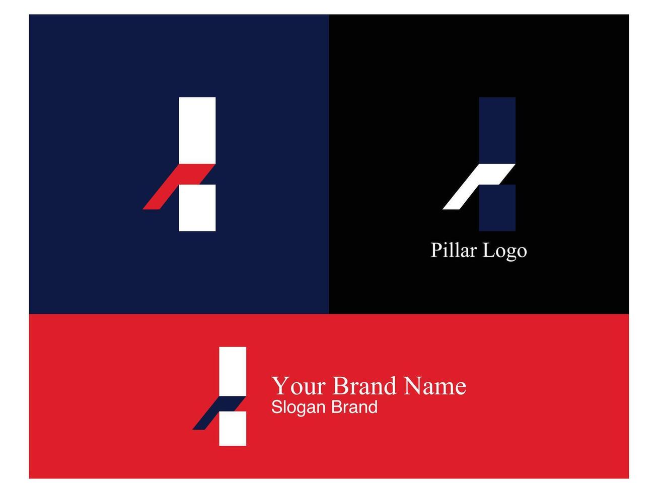 SImple pillar desain logo for brand and other design vector