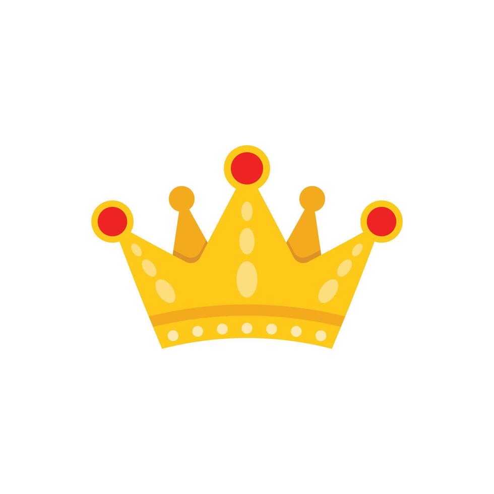 Princess crown icon in flat style. Queen diadem illustration on isolated background. Luxury tiara sign business concept. vector