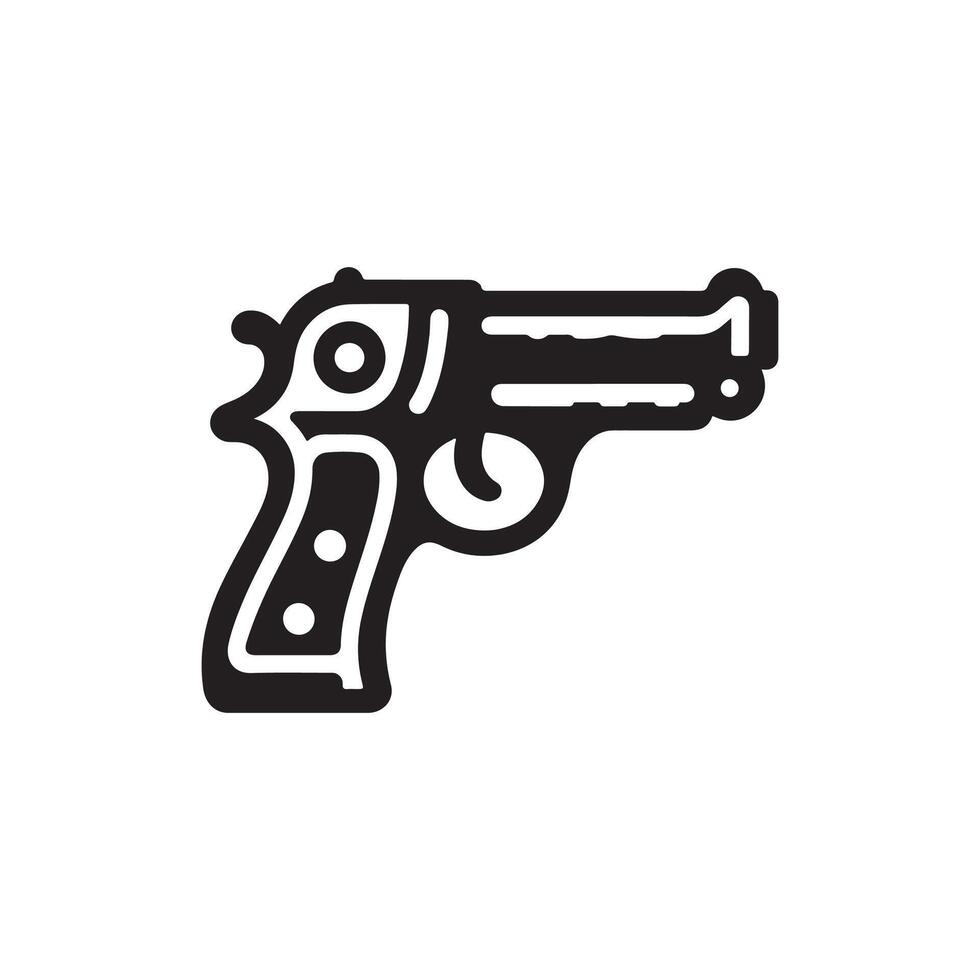Classic Shape of Firearm Accuracy vector
