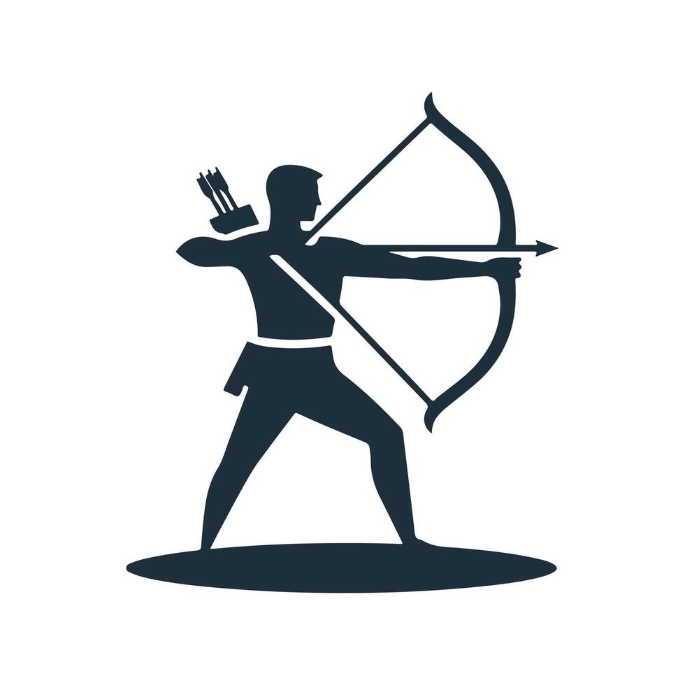 Swift Bow Shadow Archer Design vector