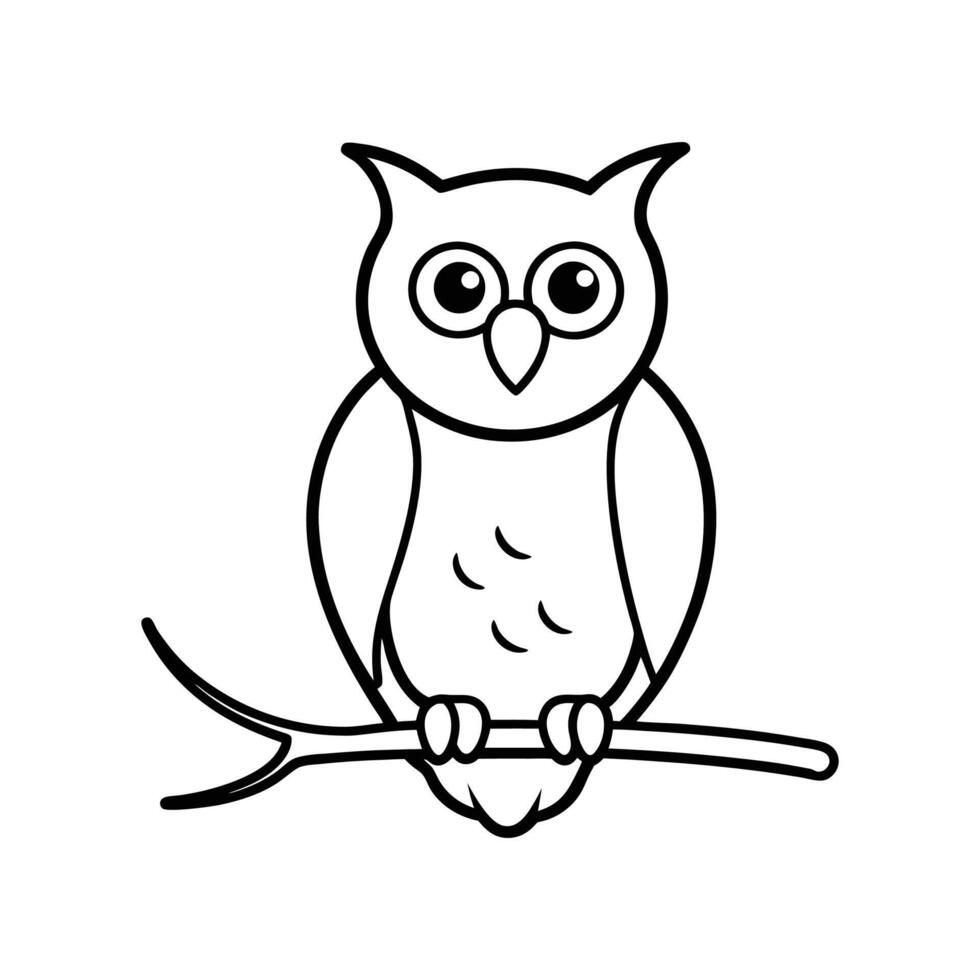 Elegant Owl Design for Branding vector