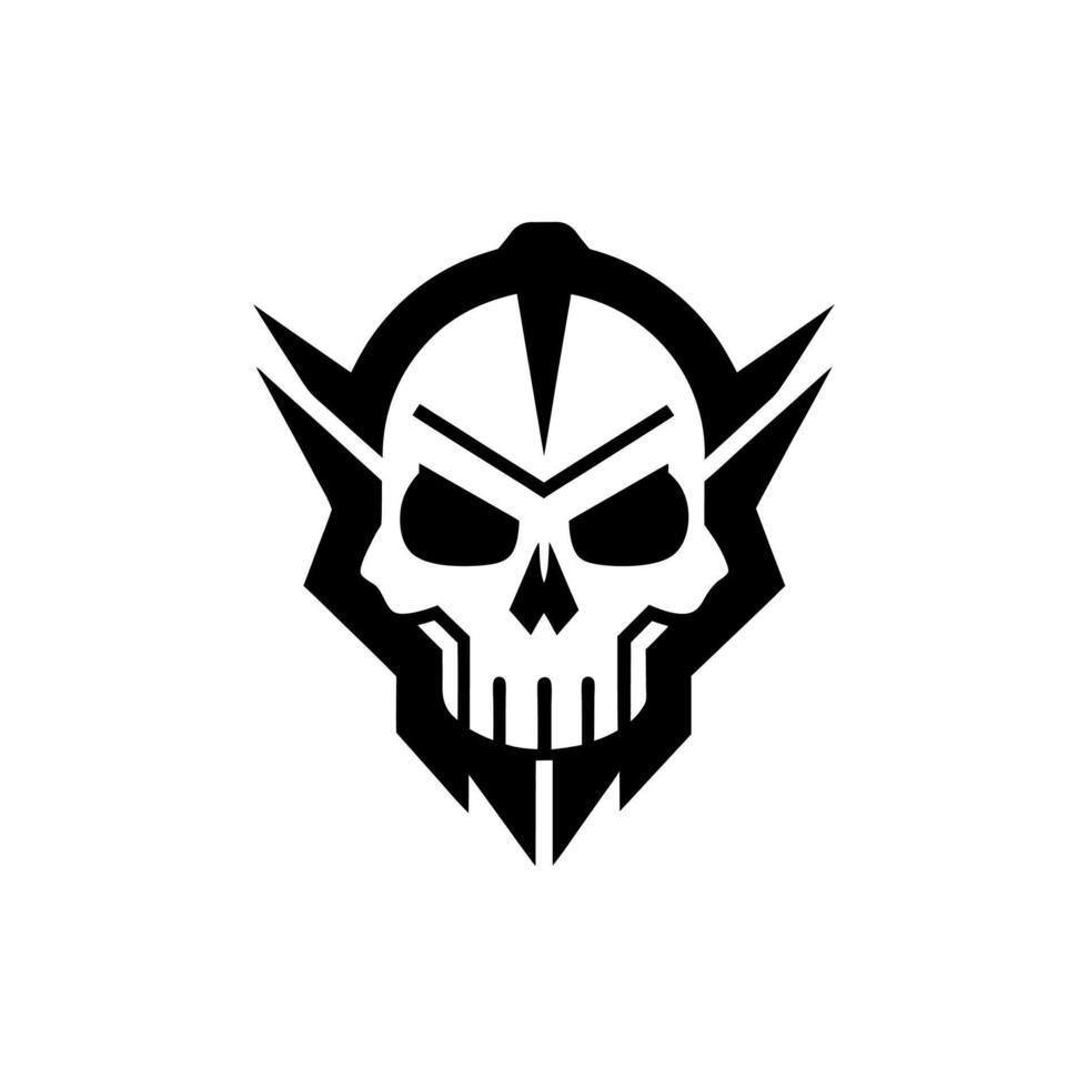 Fearless Valkyrie Skull Mark vector