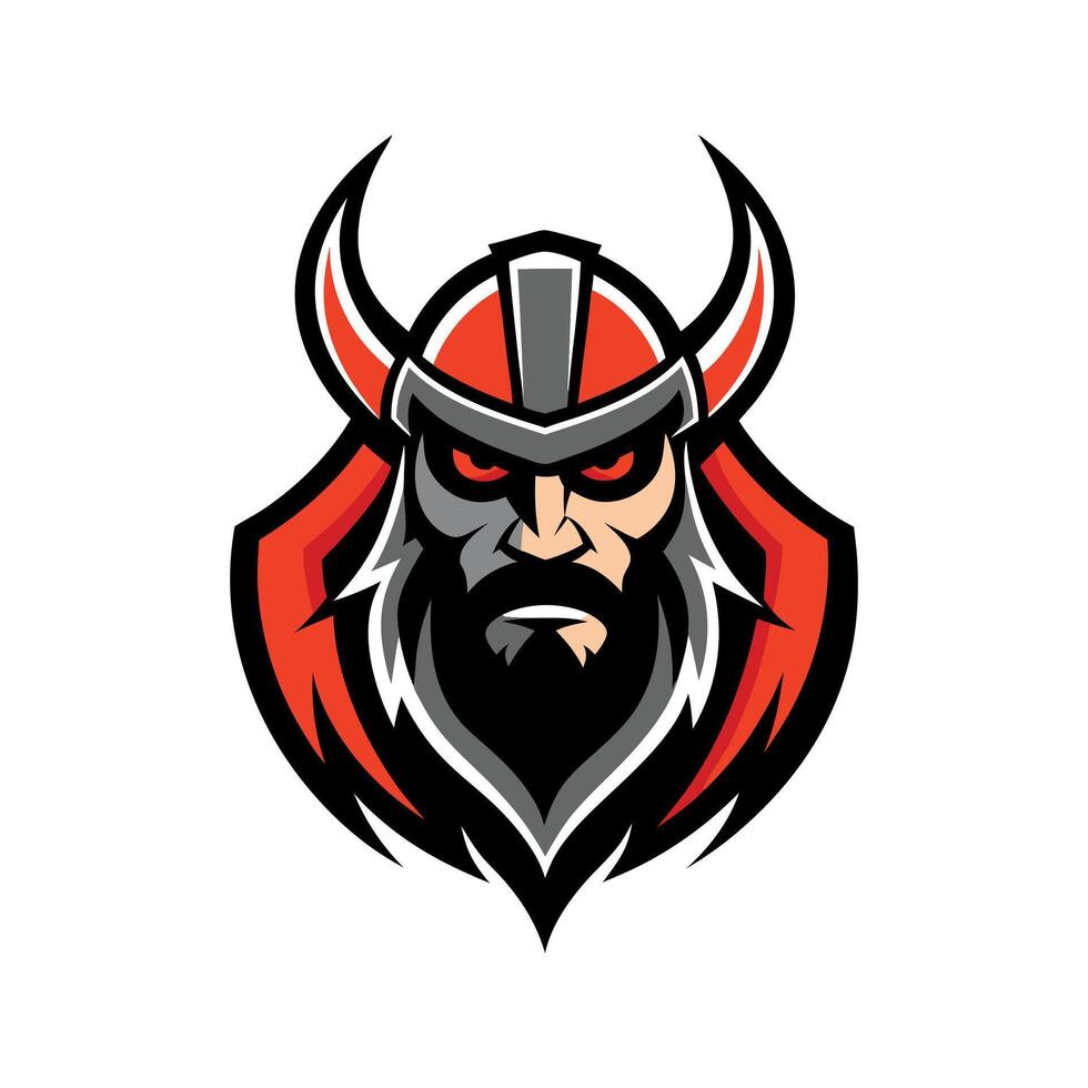 Valiant Valkyrie Skull Emblem vector