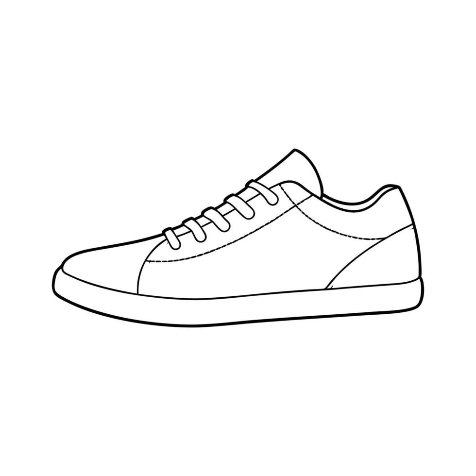 Footwear in Motion Design vector
