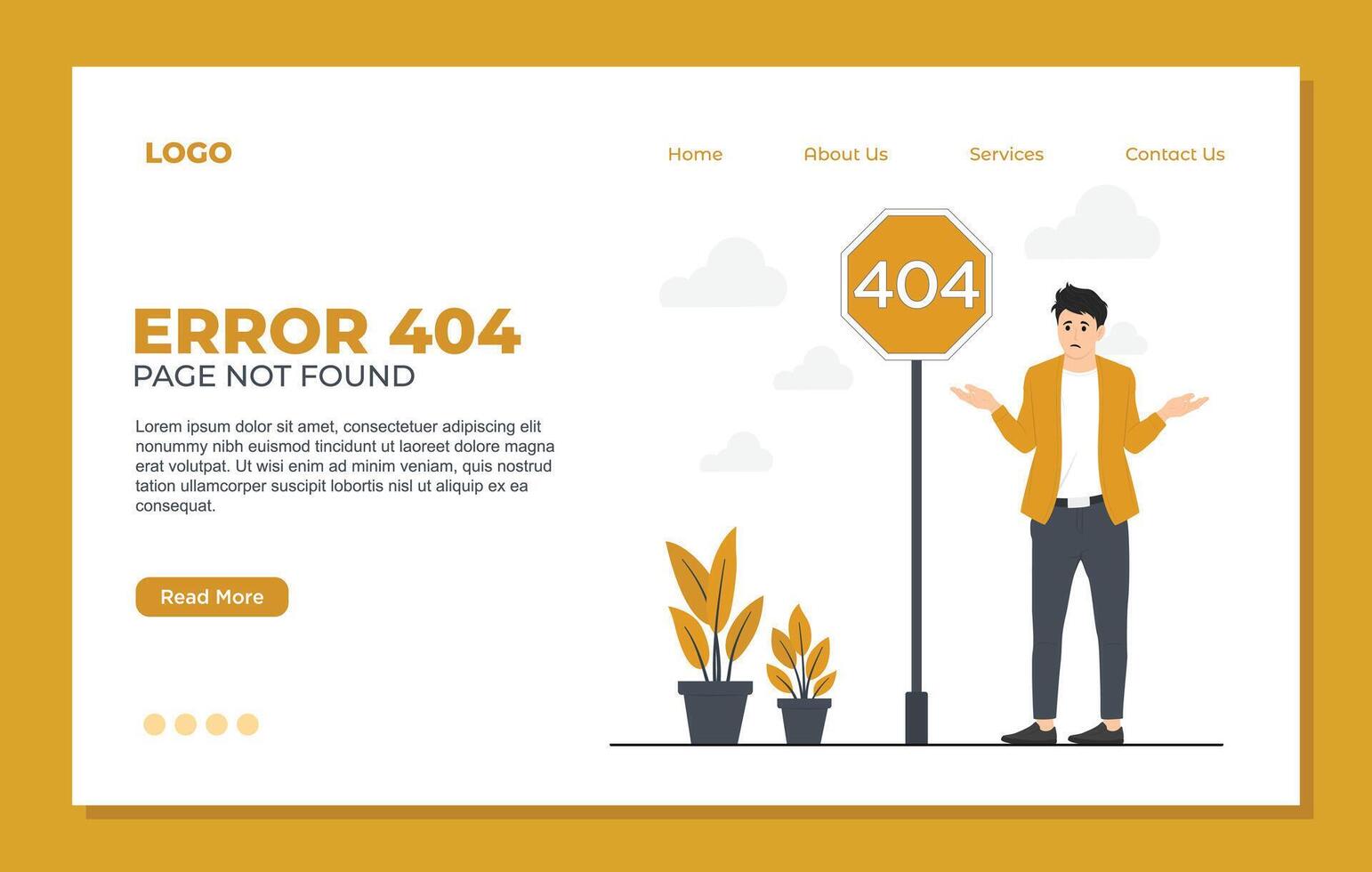 Network Error 404 concept for landing page template 404 error page not found concept. Flat design illustration. Website template. vector