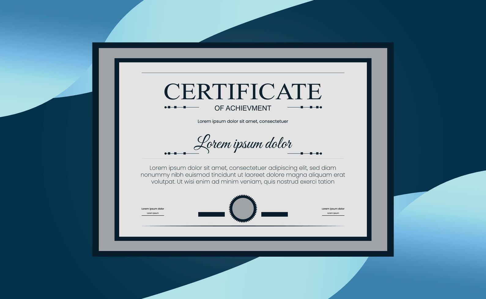 Achievement in Professional Skill Development design templet vector