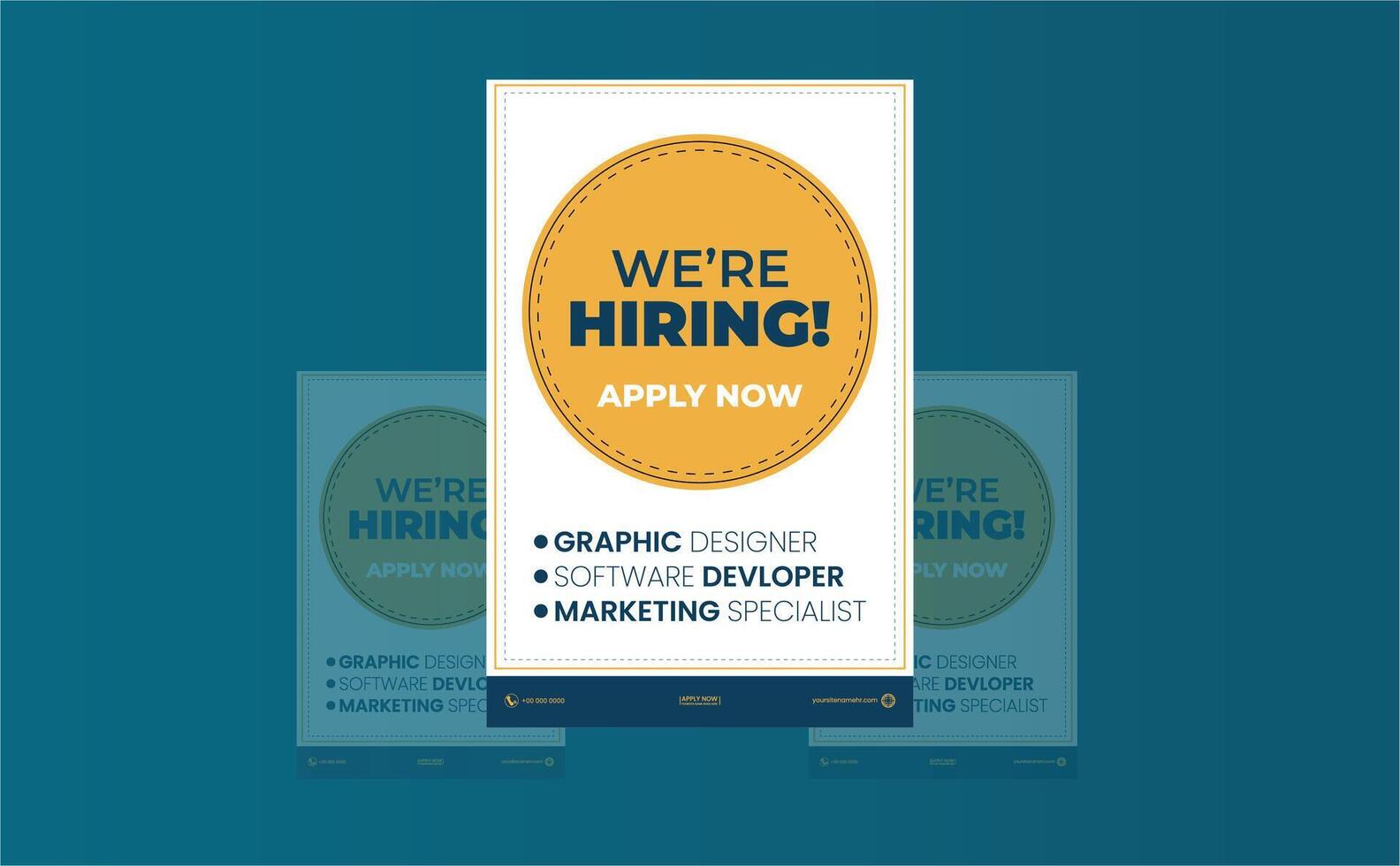 Your Dream Job Awaits We Are Hiring vector