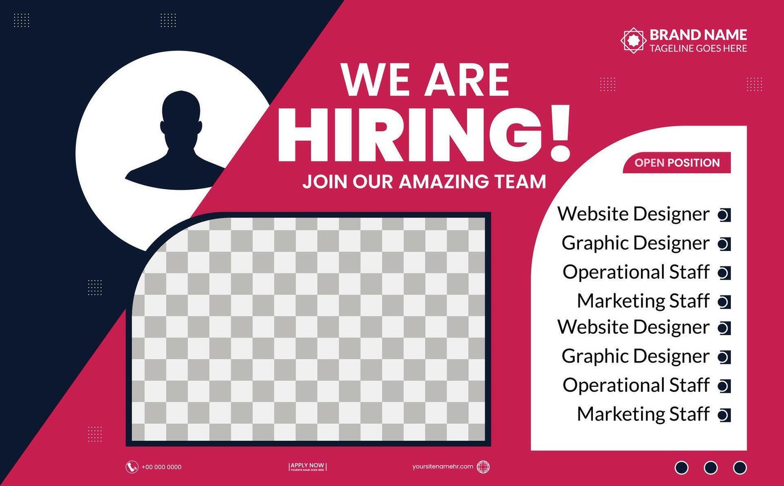We Want You Now Hiring Top Talent vector