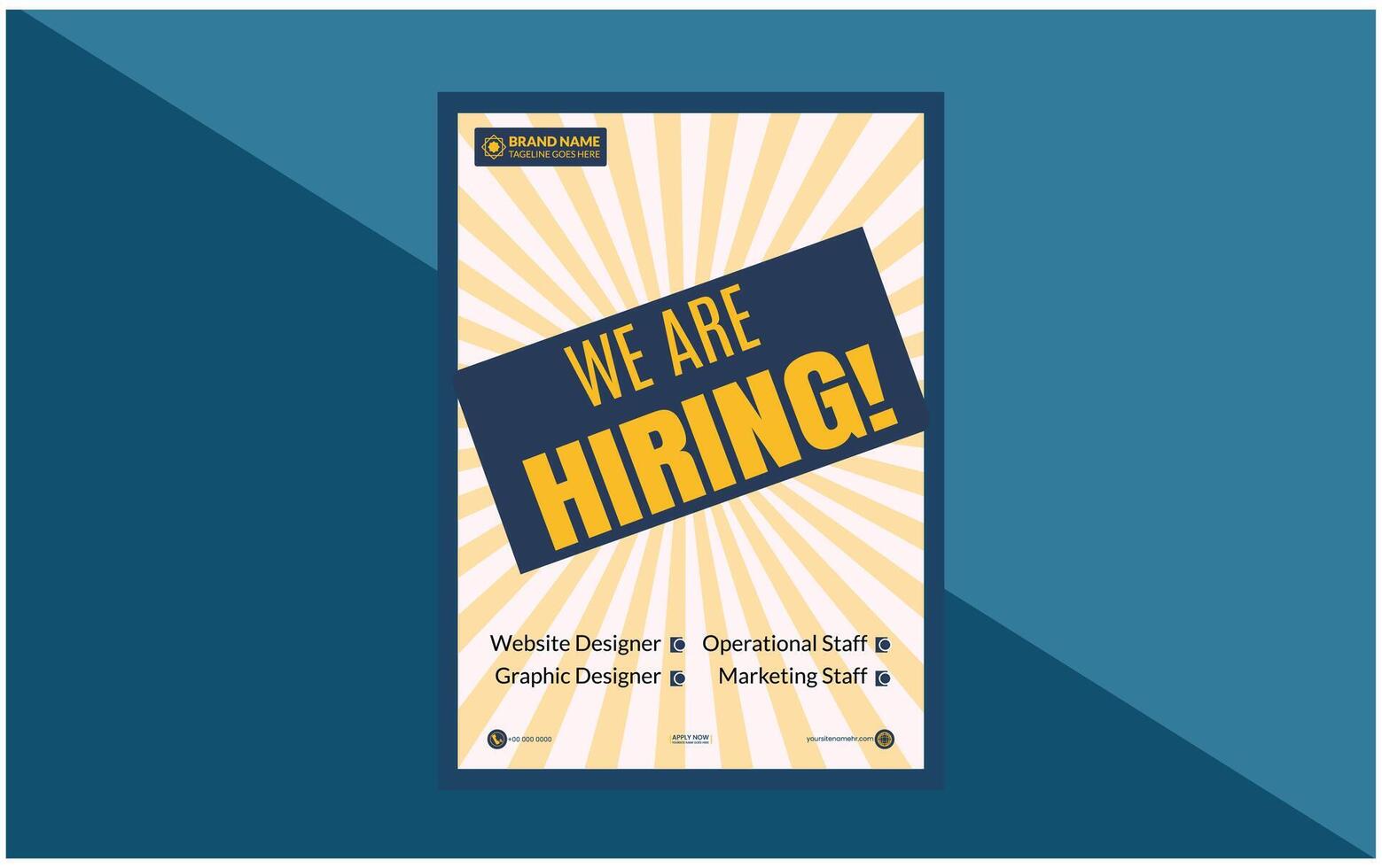 New Job Opportunities Were Hiring Now vector
