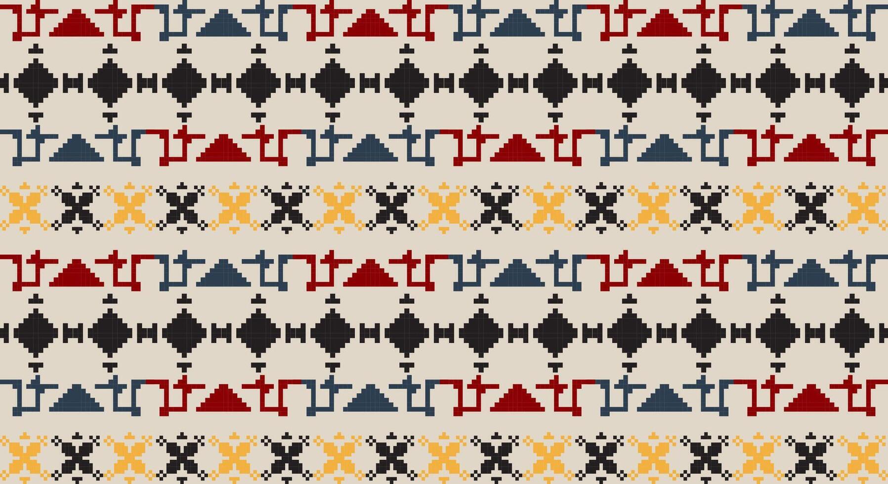 A pattern with crosses and arrows on it vector