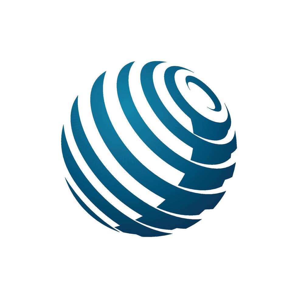 Globe, Global, Globalized Logo template Illustration Design vector