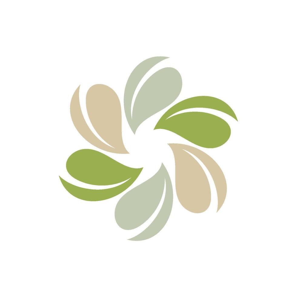 Nature Leaves Icon Logo Template Illustration Design vector