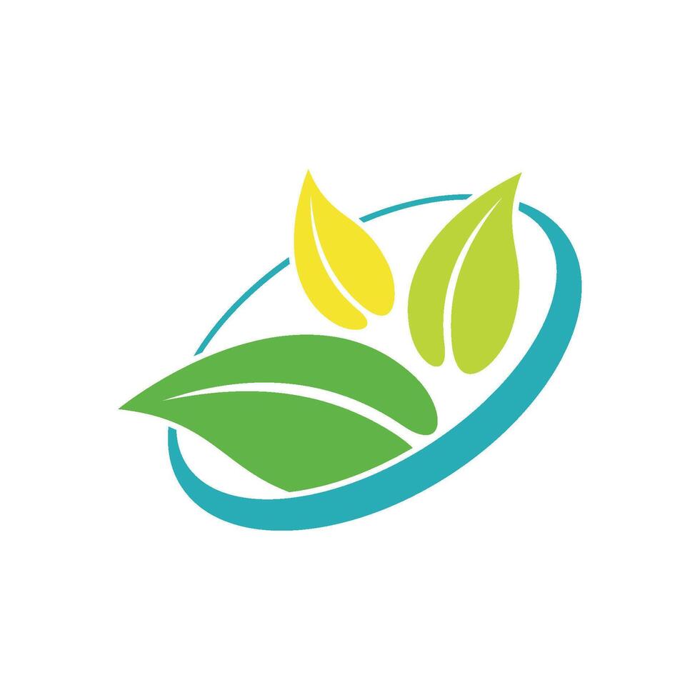 Nature Leaves Icon Logo Template Illustration Design vector