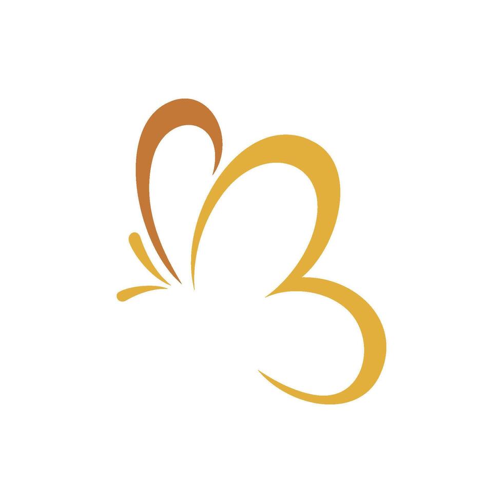 Butterfly Icon Logo Template vector
