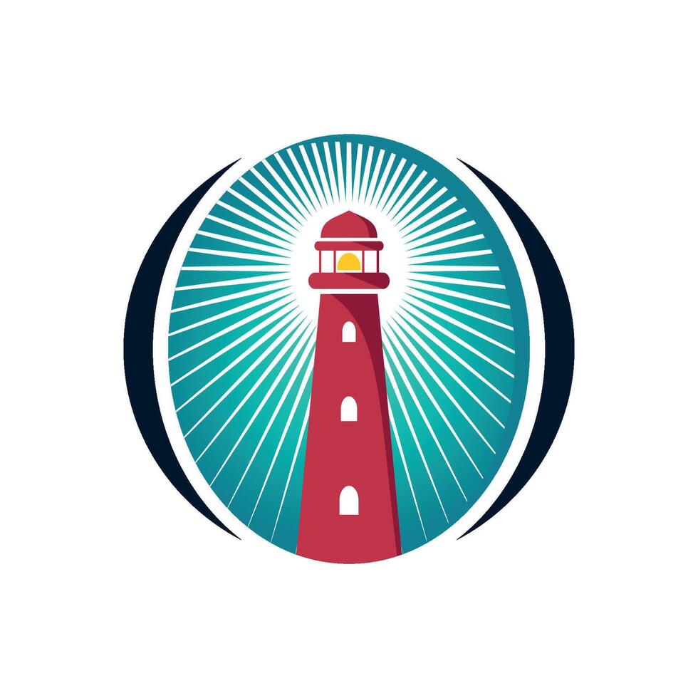 Lighthouse, Beacon Icon Logo Template vector