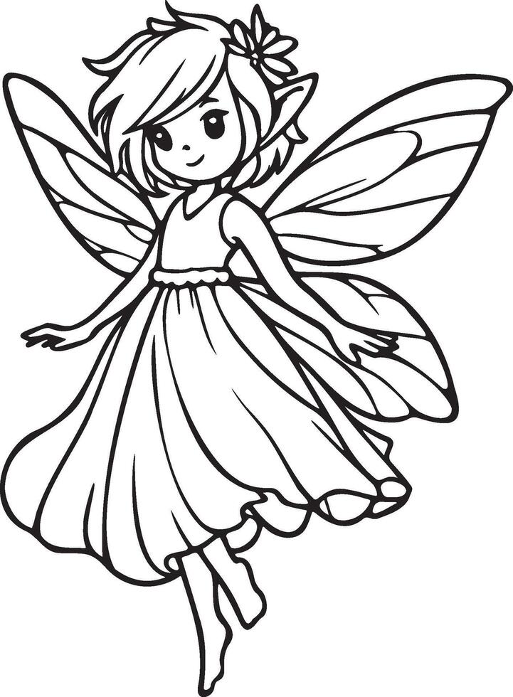 Sprite Fairy Illustration. vector