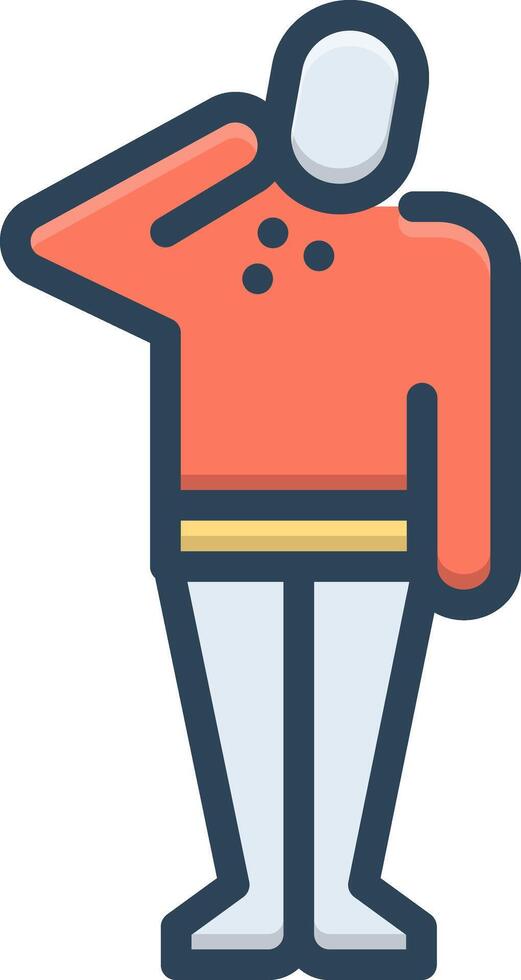 Color icon for allergens vector