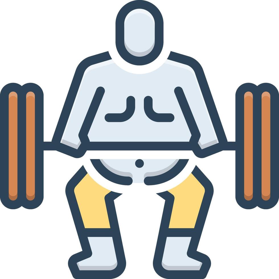 Color icon for weight vector
