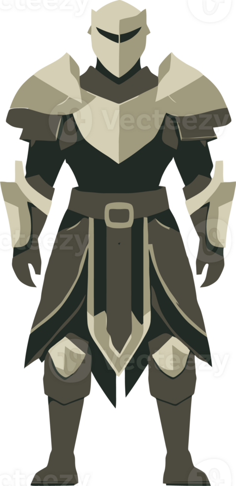 A knight in armor standing with his arms crossed png