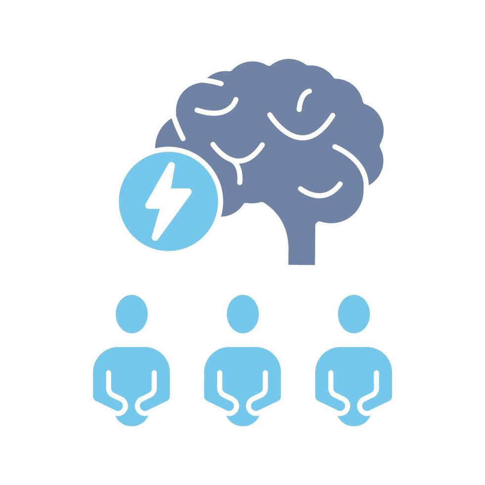 brainstorm concept line icon. Simple element illustration. brainstorm concept outline symbol design. vector