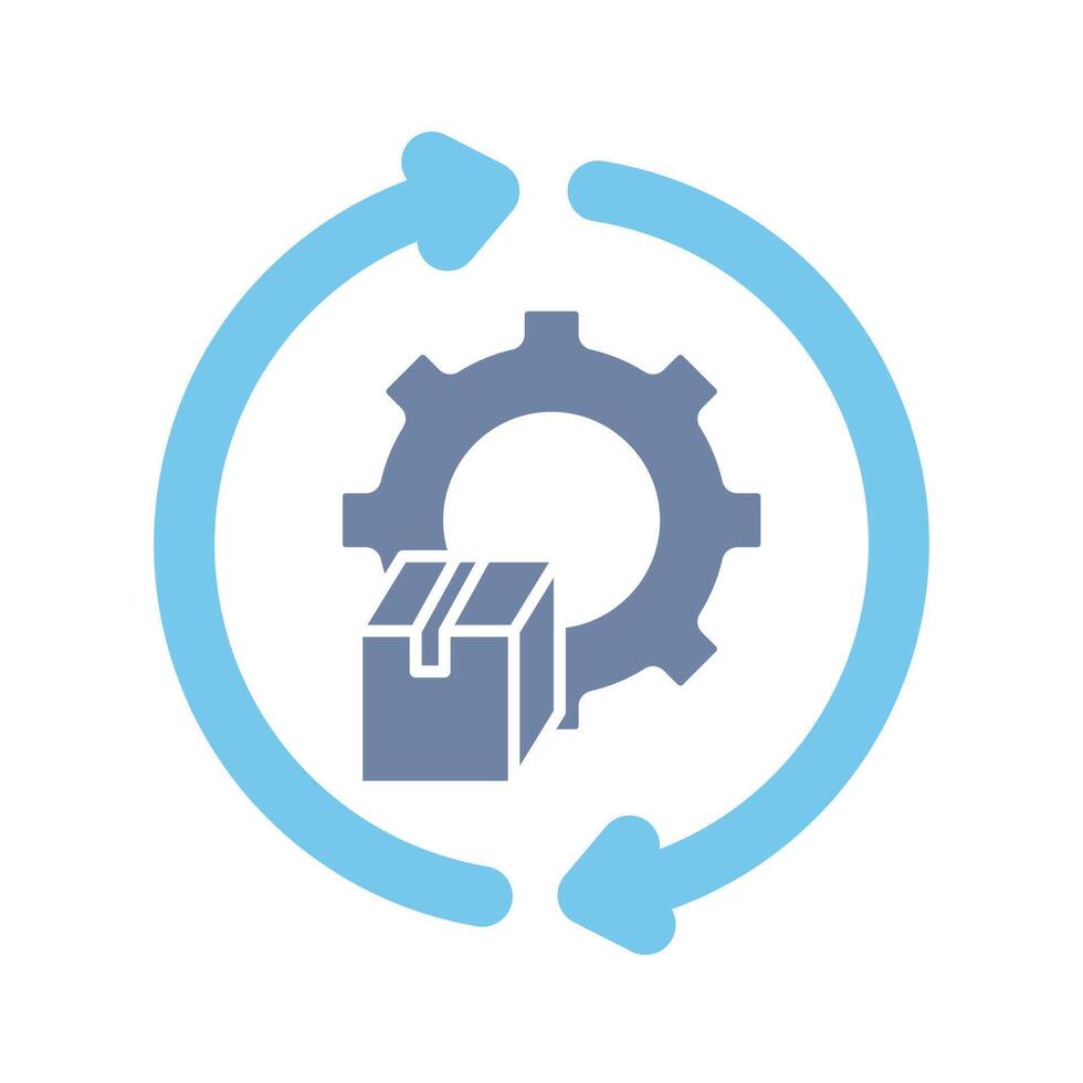 reverse logistics concept line icon. Simple element illustration. reverse logistics concept outline symbol design. vector