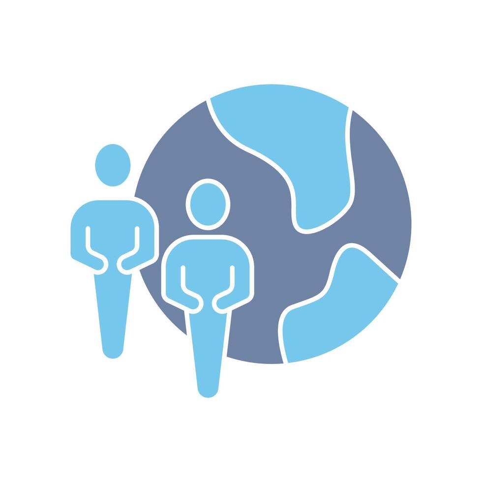 diversity concept line icon. Simple element illustration. diversity concept outline symbol design. vector