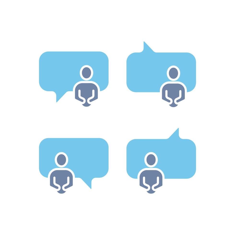 group talk concept line icon. Simple element illustration. group talk concept outline symbol design. vector