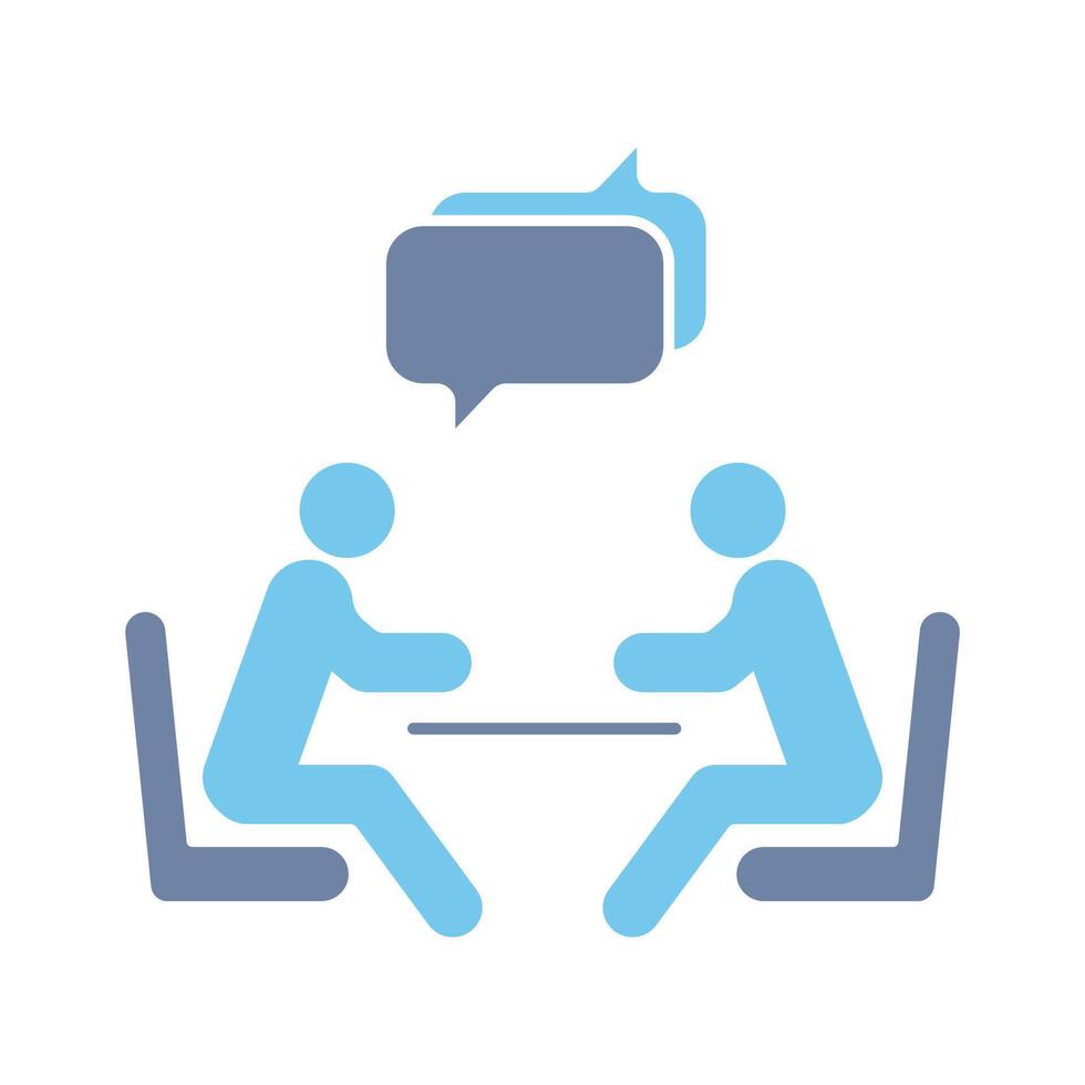 meeting concept line icon. Simple element illustration. meeting concept outline symbol design. vector