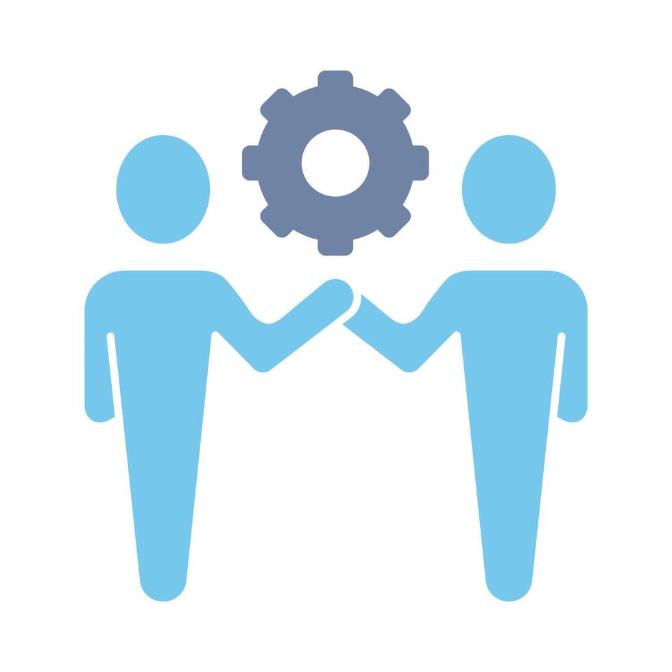 team concept line icon. Simple element illustration. team concept outline symbol design. vector