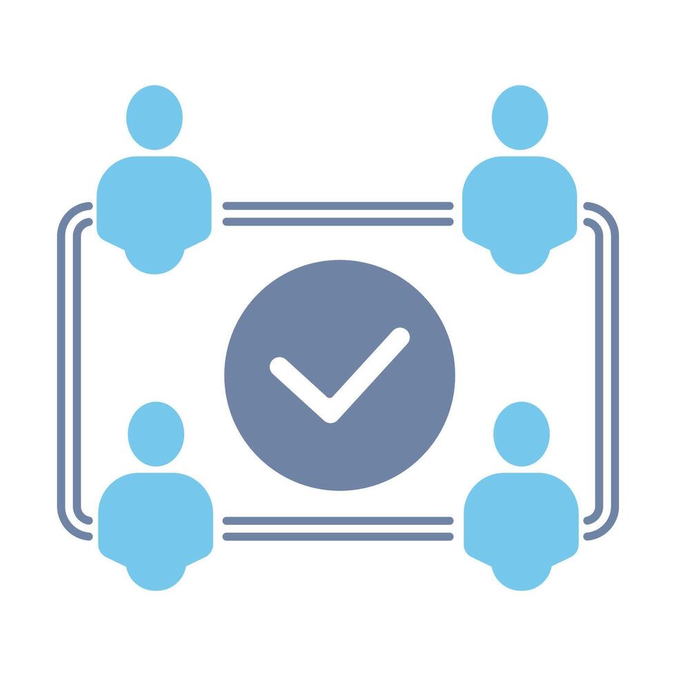 meet concept line icon. Simple element illustration. meet concept outline symbol design. vector
