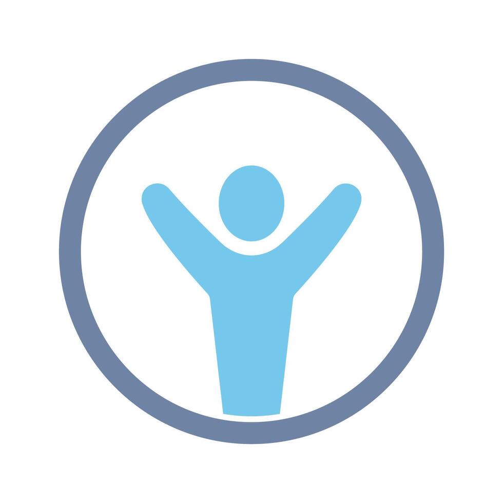 human concept line icon. Simple element illustration. human concept outline symbol design. vector