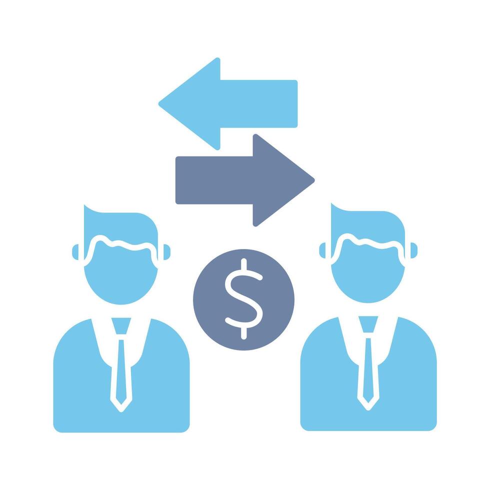 financial transaction concept line icon. Simple element illustration. financial transaction outline symbol design. vector