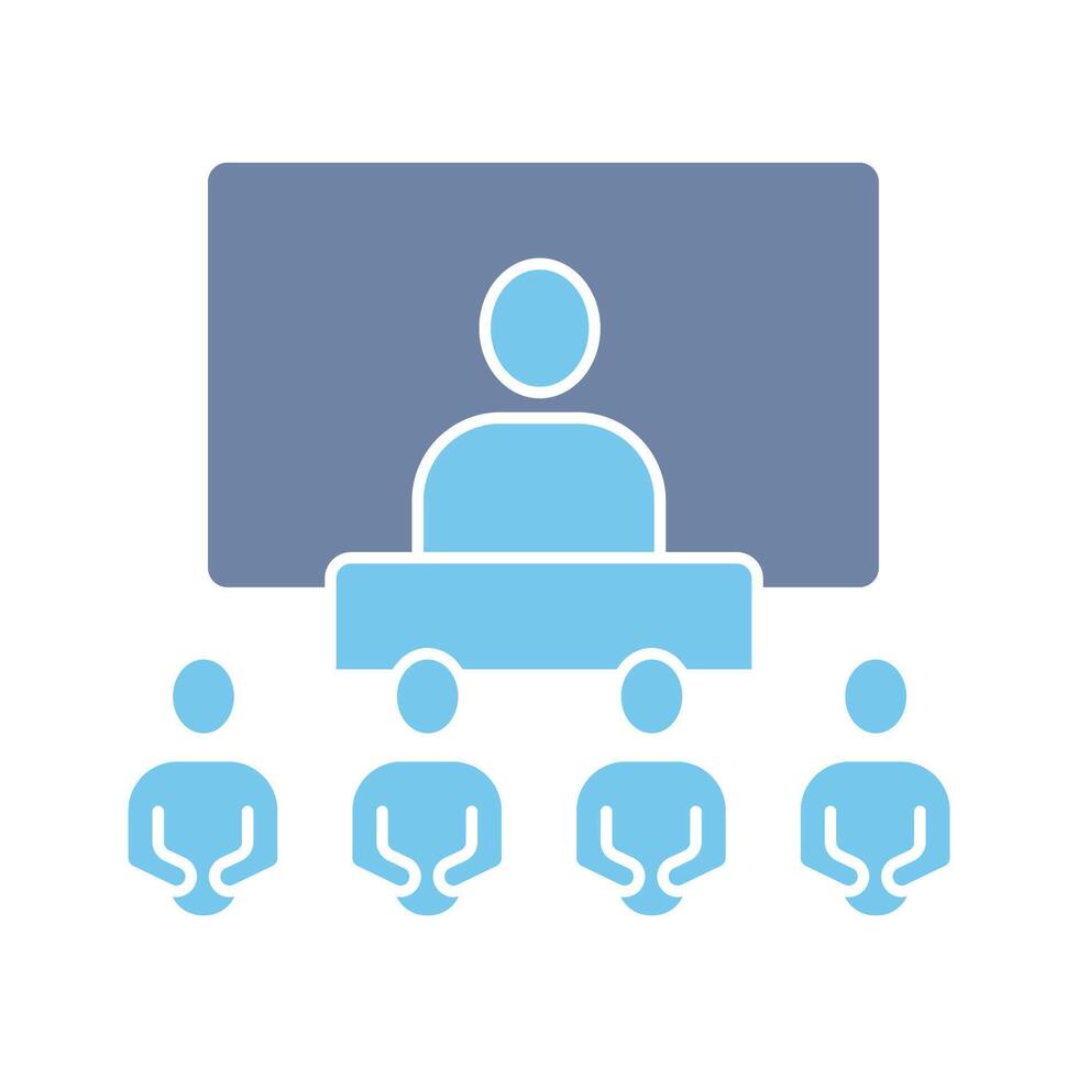 seminar concept line icon. Simple element illustration. seminar concept outline symbol design. vector