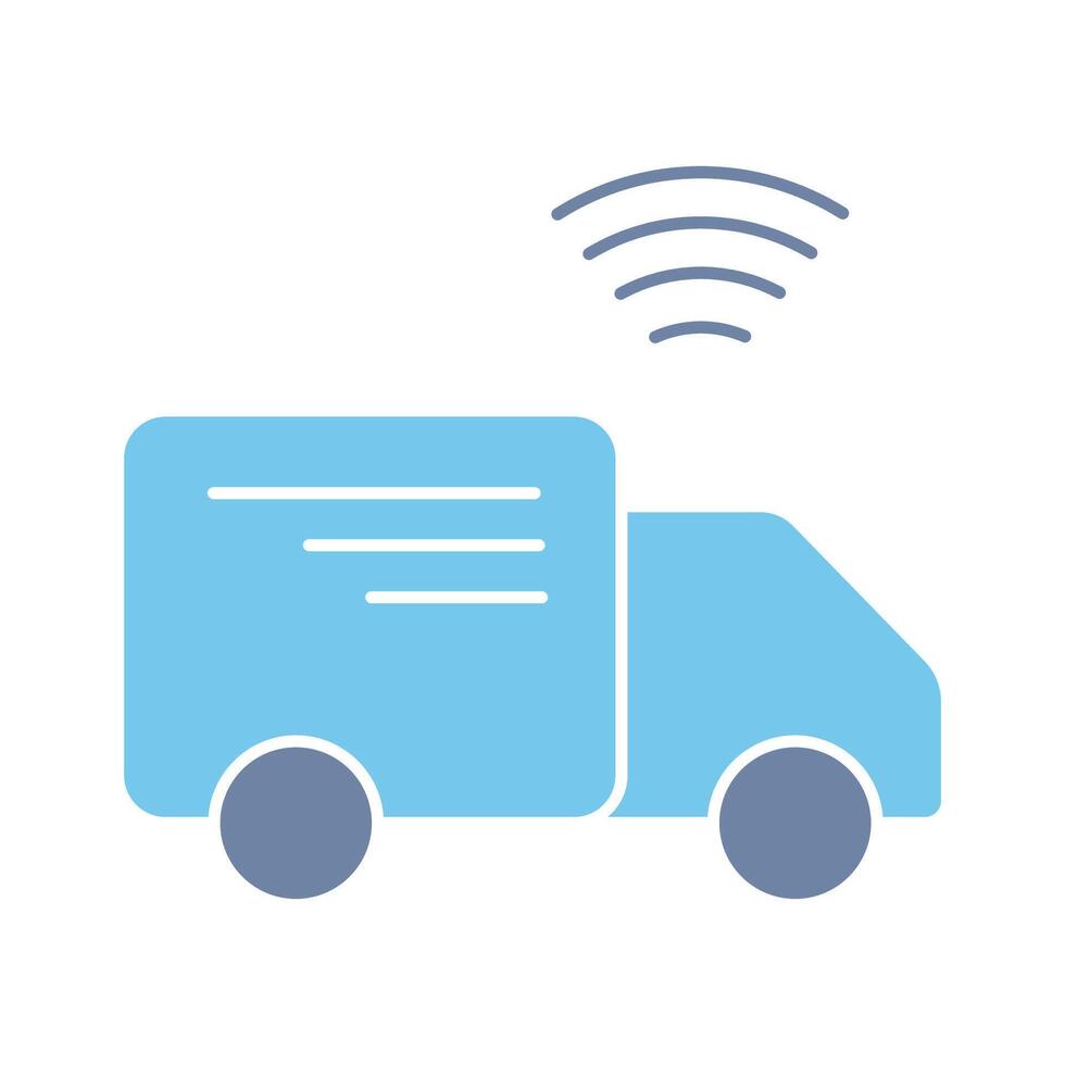 smart logistic concept line icon. Simple element illustration. smart logistic concept outline symbol design. vector