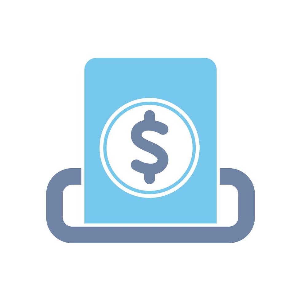 deposit concept line icon. Simple element illustration. deposit outline symbol design. vector