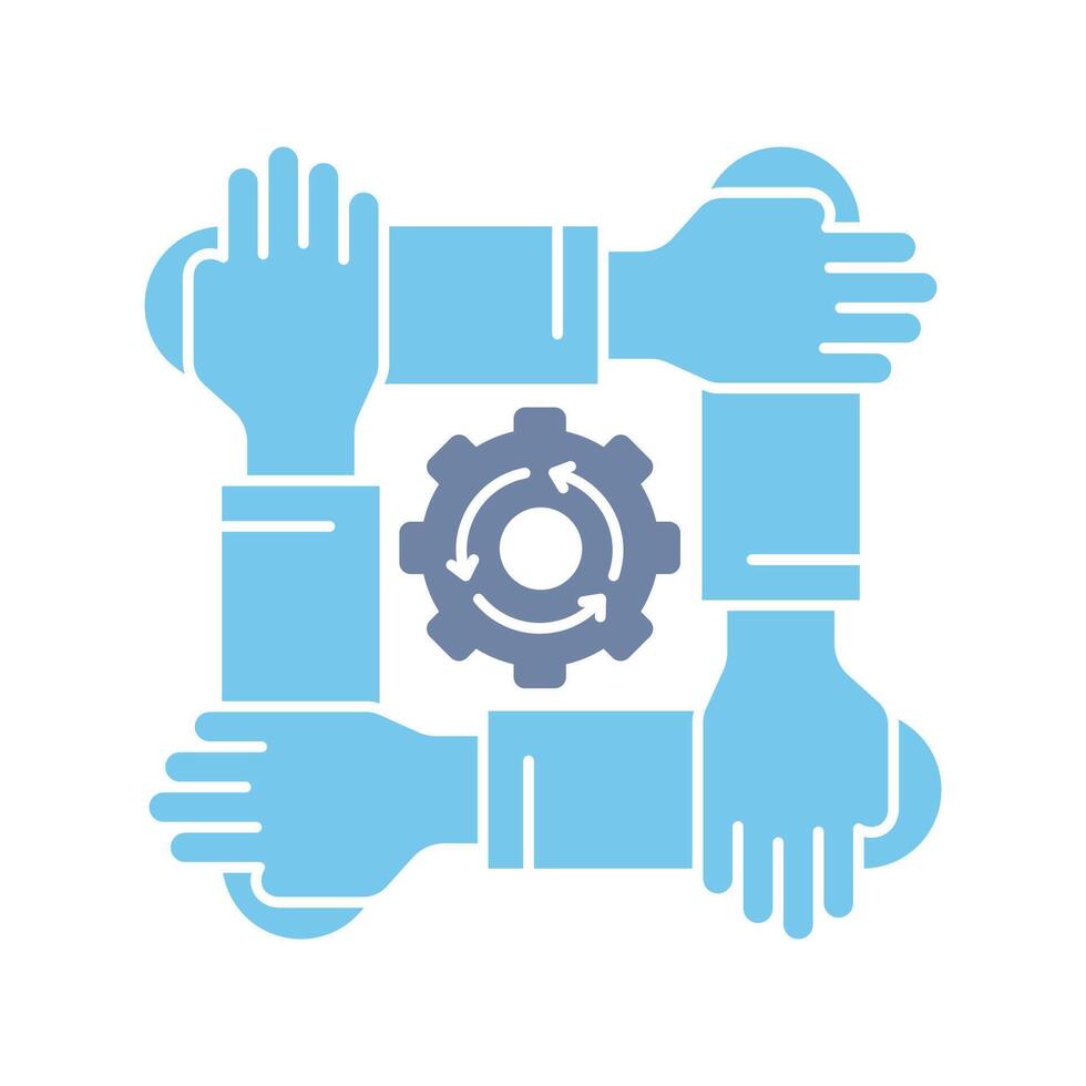team building concept line icon. Simple element illustration. team building concept outline symbol design. vector