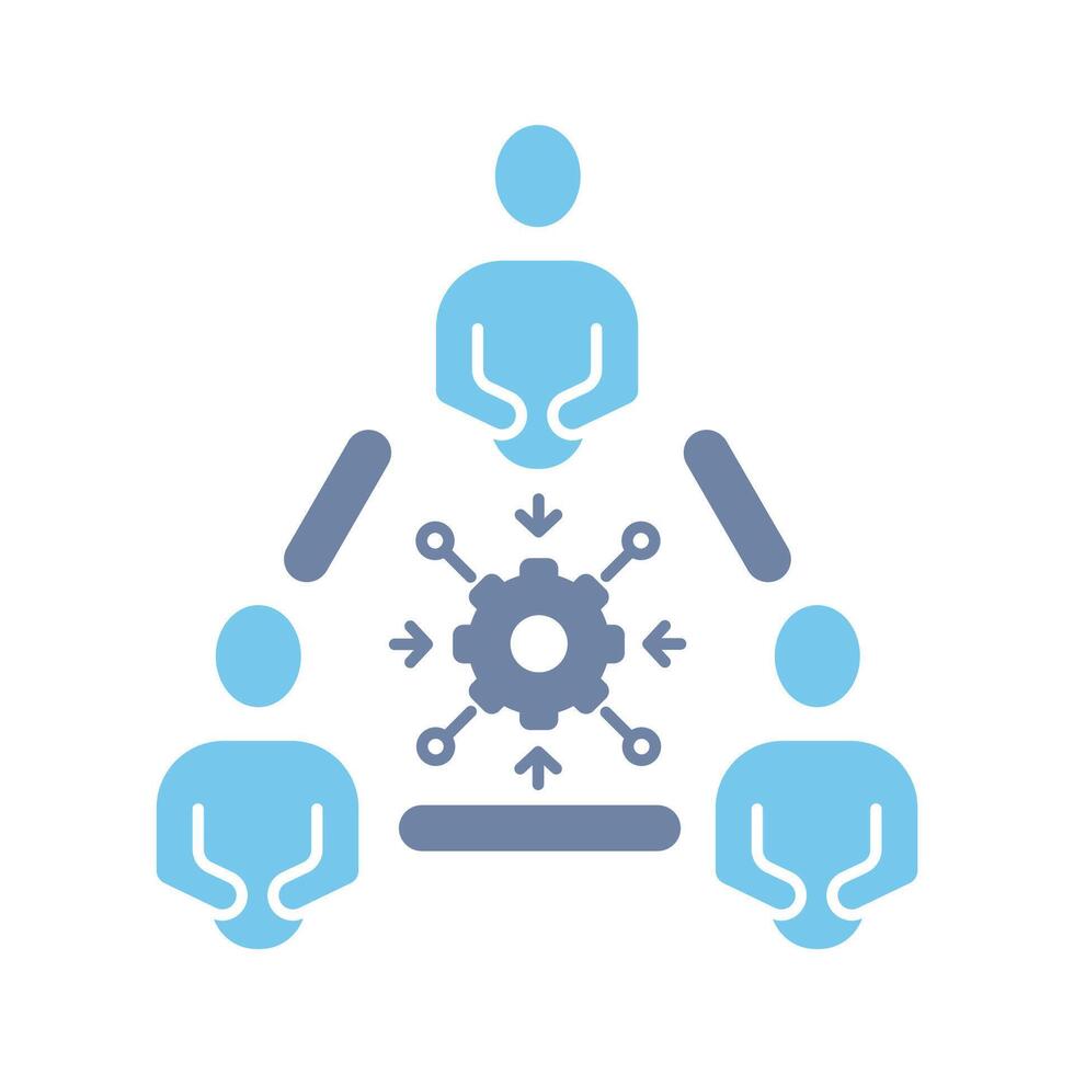 collaboration concept line icon. Simple element illustration. collaboration concept outline symbol design. vector