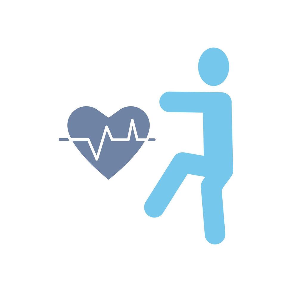 exercise concept line icon. Simple element illustration. exercise concept outline symbol design. vector