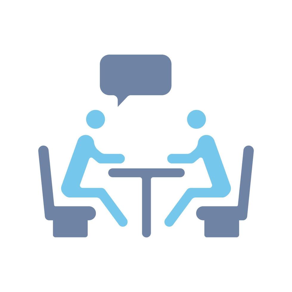 deliberation concept line icon. Simple element illustration. deliberation concept outline symbol design. vector