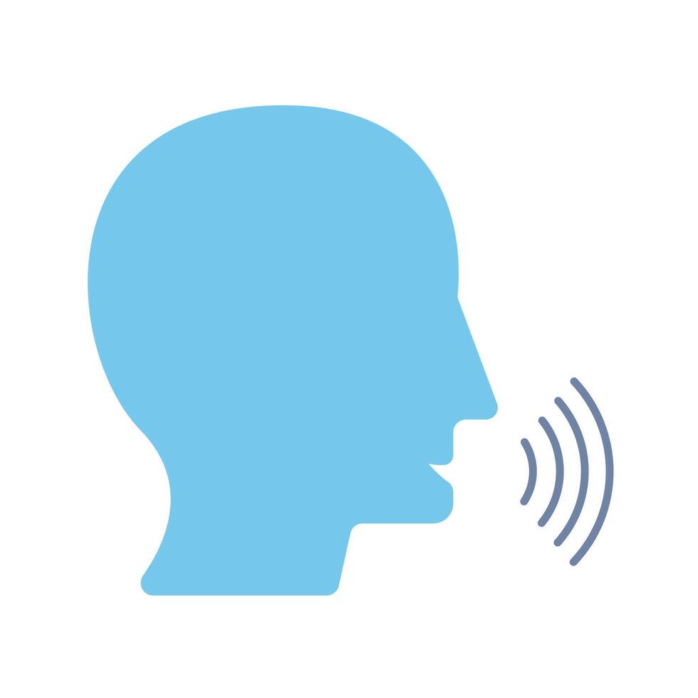 speak concept line icon. Simple element illustration. speak concept outline symbol design. vector