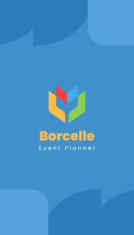geometric modern event planner business card template